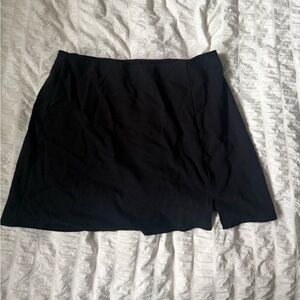 American eagle black mini skort with slit